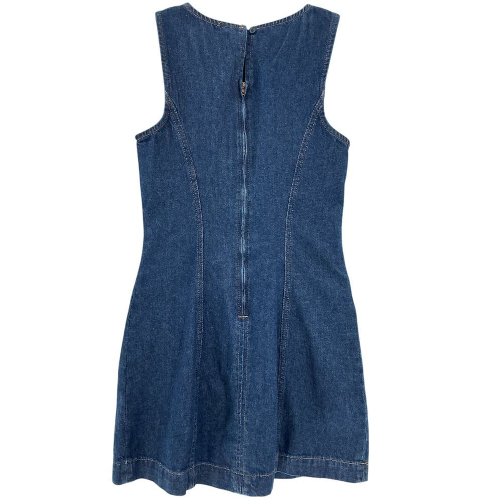 Reformation Classic Blue Citron Mini Dress Size 0 - Picture 3 of 4